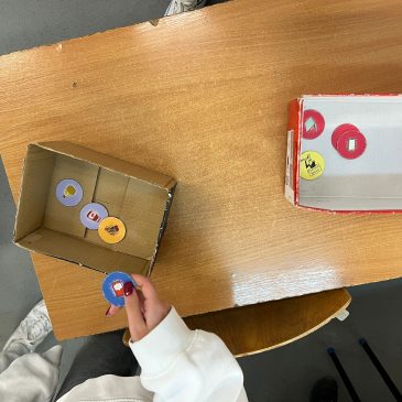 Zajęcia z recyklingu, z Ekocentrykiem