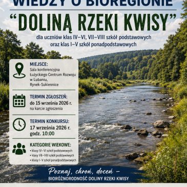 Regulamin konkursu Doliną Rzeki Kwisy
